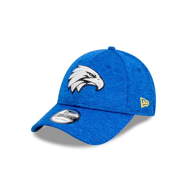 AFL West Coast Eagles Shadow Tech Official Team Colours 9Forty Snapback (APD7849) - Blue New Era Caps